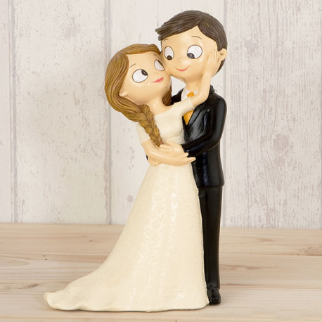 CAKE TOPPER SPOSI CAREZZA 21cm