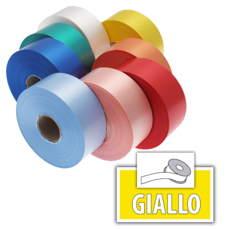 BOBINA NASTRO GIALLO 100mt x 5cm