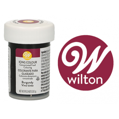 COLORANTE alimentare GEL BORDEAUX 28gr WILTON