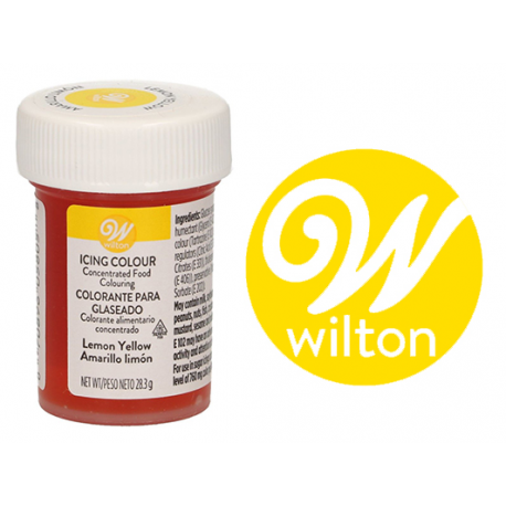 COLORANTE alimentare GEL GIALLO LIMONE 28gr WILTON