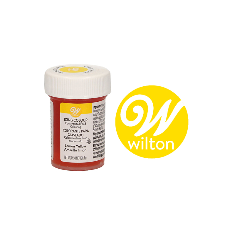 COLORANTE alimentare GEL GIALLO LIMONE 28gr WILTON