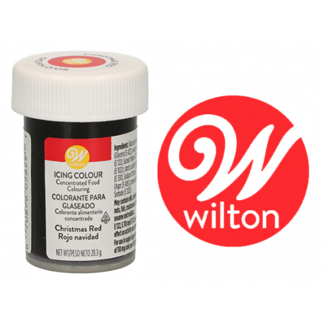 COLORANTE alimentare GEL ROSSO NATALE 28gr WILTON