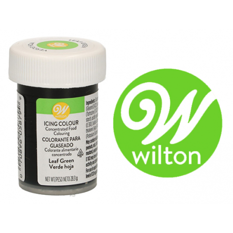 COLORANTE alimentare GEL VERDE FOGLIA 28gr WILTON
