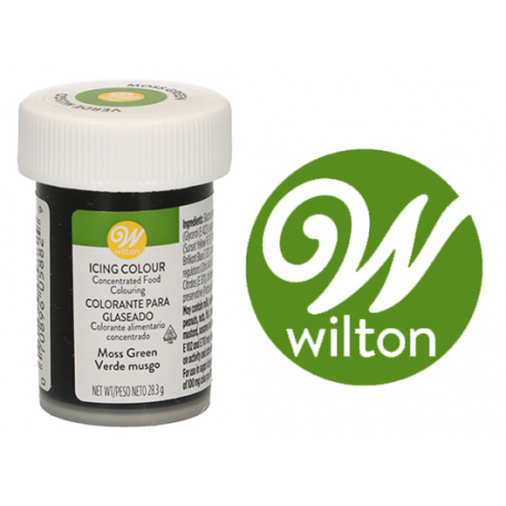 COLORANTE alimentare GEL VERDE MUSCHIO 28gr WILTON