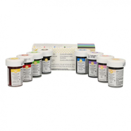 KIT 8 COLORANTI alimentari GEL WILTON 28gr