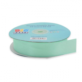 NASTRO DOPPIO RASO 25 mm x 50 mt - TIFFANY