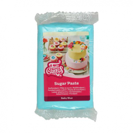 PASTA DI ZUCCHERO FunCakes AZZURRA 250gr