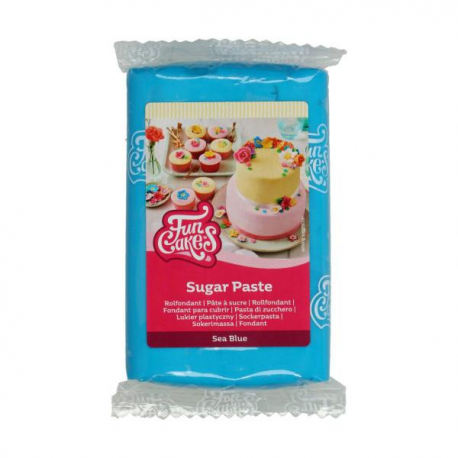 PASTA DI ZUCCHERO FunCakes BLU 250gr