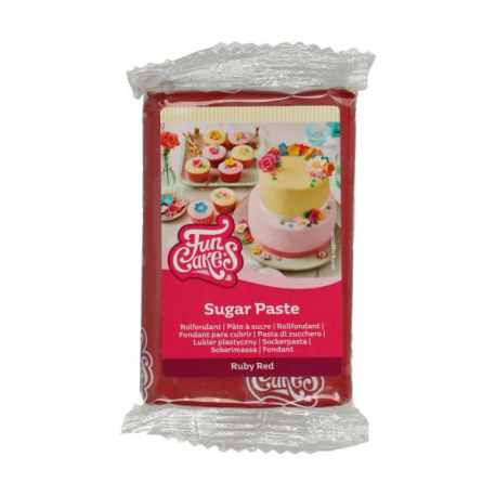 PASTA DI ZUCCHERO FunCakes BORDEAUX 250gr