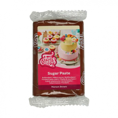 PASTA DI ZUCCHERO FunCakes MARRONE 250gr