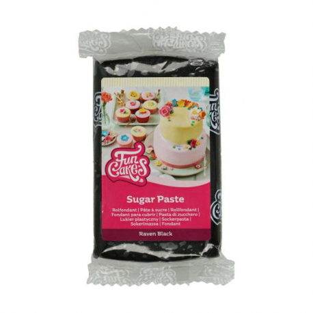 PASTA DI ZUCCHERO FunCakes NERA 250gr