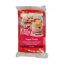 PASTA DI ZUCCHERO FunCakes ROSSA 250gr