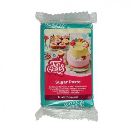 PASTA DI ZUCCHERO FunCakes TURCHESE 250gr