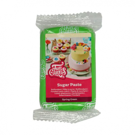 PASTA DI ZUCCHERO FunCakes VERDE 250gr