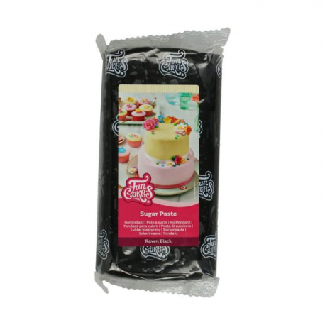 PASTA DI ZUCCHERO NERA FunCakes 1 Kg