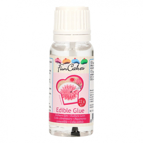 COLLA ALIMENTARE EDIBILE 22gr - Funcakes (con pennellino integrato)