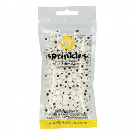 OCCHIETTI PICCOLI DI ZUCCHERO WILTON - 57gr (circa 350pz.)