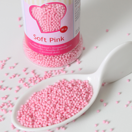 PERLINE DI ZUCCHERO ROSA 80gr - Funcakes