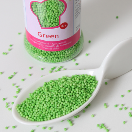 PERLINE DI ZUCCHERO VERDI 80gr - Funcakes