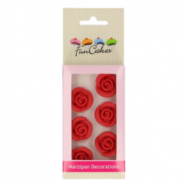 ROSE IN MARZAPANE ROSSE PZ.6