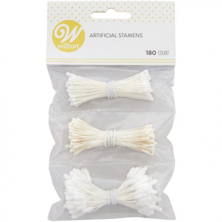 PISTILLI PER FIORI - COLORE BIANCO PZ.180
