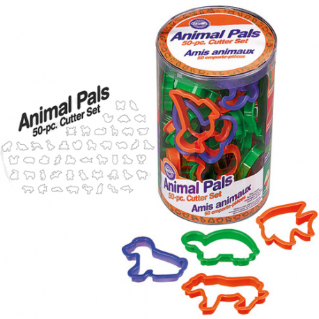 SET 50 PZ. COOKIE CUTTER WILTON ANIMALI