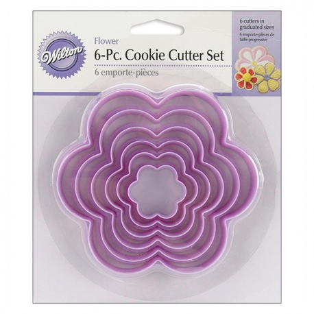 SET 6 PZ. TAGLIAPASTA WILTON FIORI