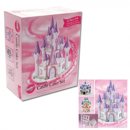 SET WILTON CASTELLO ROMANTIC CAKE