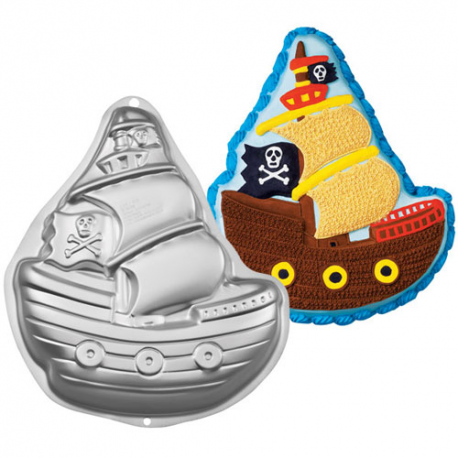 STAMPO IN ALLUMINIO NAVE PIRATA WILTON