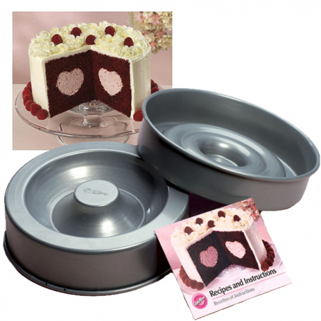 STAMPO SET RIEMPITORTA CUORE WILTON 21x7cm