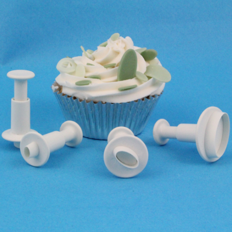 TAGLIAPASTA AD ESPULSIONE OVALI SET 4 Pz. 0,6cm - 1cm - 1,4cm - 2,5cm