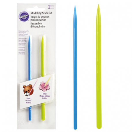 WILTON MODELLING STICK SET 2 PZ.- Strumenti decorazione fondente e marzapane