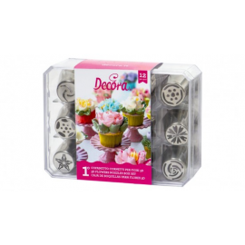 COFANETTO DECORA NR. 1 - 12 CORNETTI FIORI DIRETTI