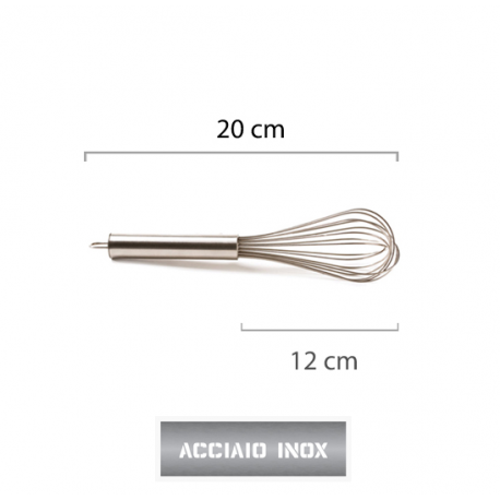 FRUSTA IN ACCIAIO INOX - 20cm