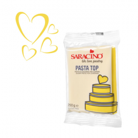 PASTA DI ZUCCHERO Saracino TOP GIALLA - Da copertura - 250g