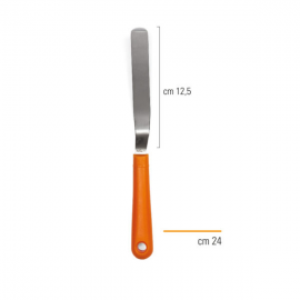 SPATOLINA ANGOLARE in acciaio inox 24cm (lama 12,5 cm)