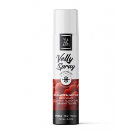 Velly Spray alimentare - ROSSO 250ml (Spray effetto velluto)