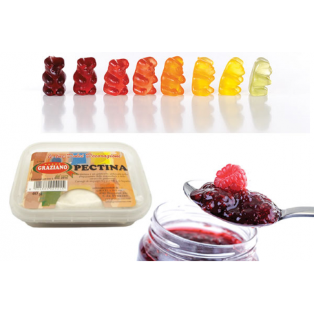 PECTINA IN POLVERE 40gr - (Gelificante per caramelle gommose e marmellate)