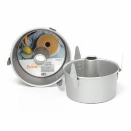 STAMPO ANGEL FOOD PICCOLO (chiffon cake) IN ALLUMINO ANODIZZATO ø 17,5cm x 8,5h