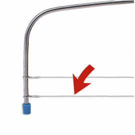 2 FILI PER DIVIDI TORTA DUO 32cm - adattabili solo all'articolo n. 30415