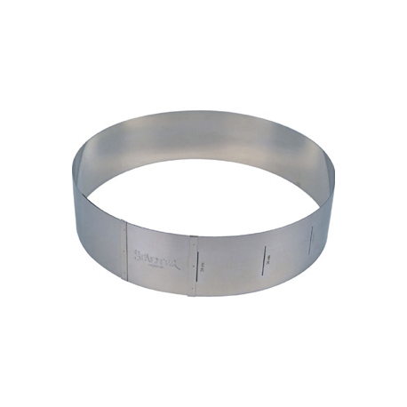 ANELLO TONDO REGOLABILE PROFESSIONALE - Altezza 10cm - diametro da 18 a 30 cm
