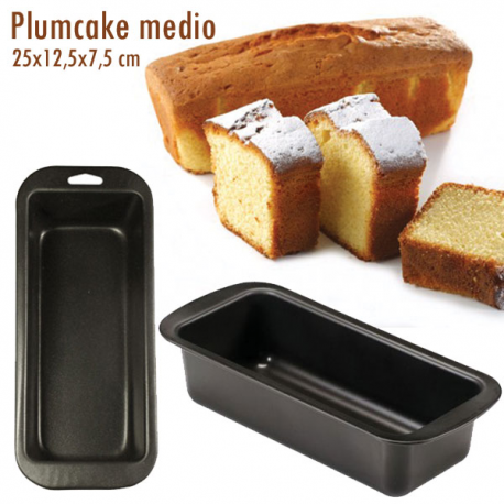 FORMA PLUM CAKE MEDIO cm 25x12,5x7,5 cm - Antiaderente