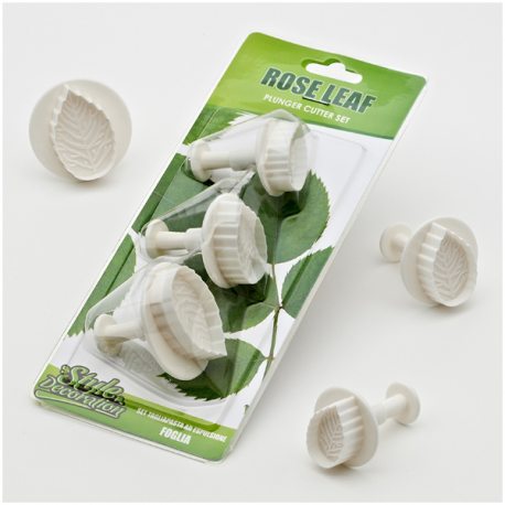 SET TAGLIAPASTA AD ESPULSIONE FOGLIE 3 Pz. - 33/40/48 mm