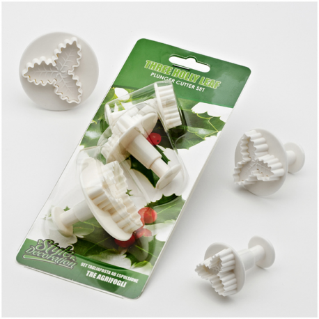 SET TAGLIAPASTA AD ESPULSIONE TRE AGRIFOGLI 3 Pz. - 33/46/60 mm