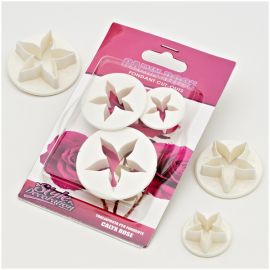 SET TAGLIAPASTA IN PLASTICA CALYX ROSE 3 Pz. - 30/42/50 mm