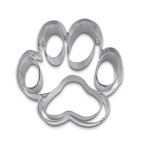 TAGLIAPASTA ANIMALI - DOG FOOT 7 cm acciaio inox - Dog foot