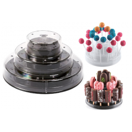 ESPOSITORE CAKE POPS / GELATI Silikomart - NERO