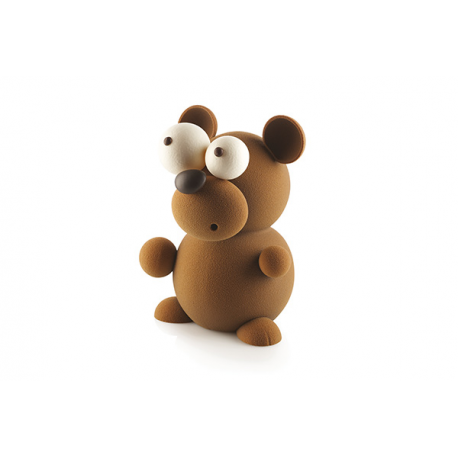 KIT TEDDY - SET 5 STAMPI TERMOFORMATI PER CIOCCOLATO(per la realizzazione di un soggetto 3D in cioccolato a forma di orsetto)