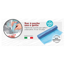 SAC' A POCHE USA E GETTA GRANDI PROFESSIONAL - 100 Pezzi - 56cm lunghezza / 32cm larghezza