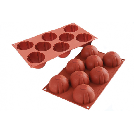 STAMPO IN SILICONE Silikomart - CUPOLE STRIATE